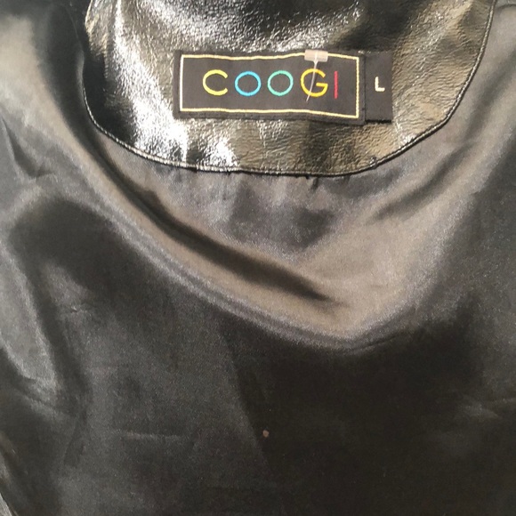 COOGi Faux fur vest  leather trim - Picture 6 of 7
